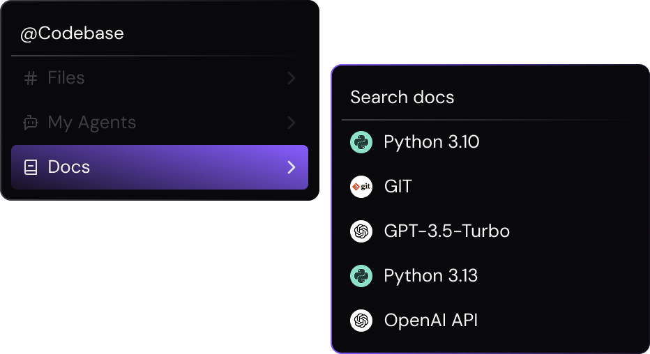 Code reference