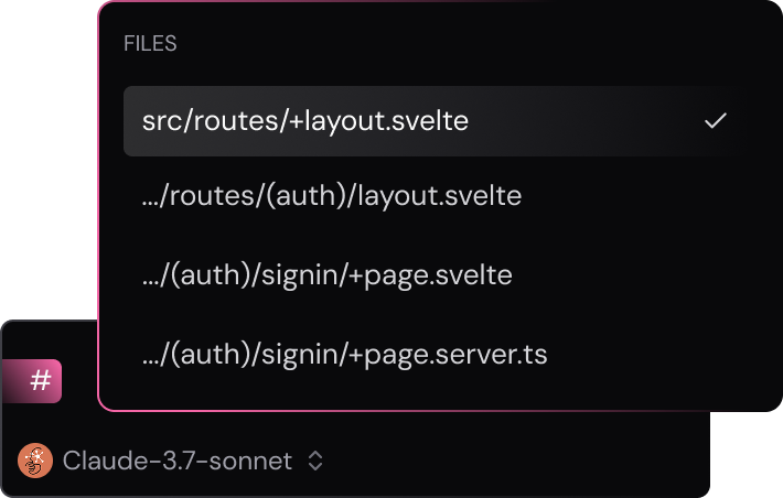Code reference